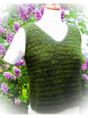 RAKLA opskrift garn, sommervest Merino Angelhair RAKLA opskrift garn, sommervest Merino Angelhair